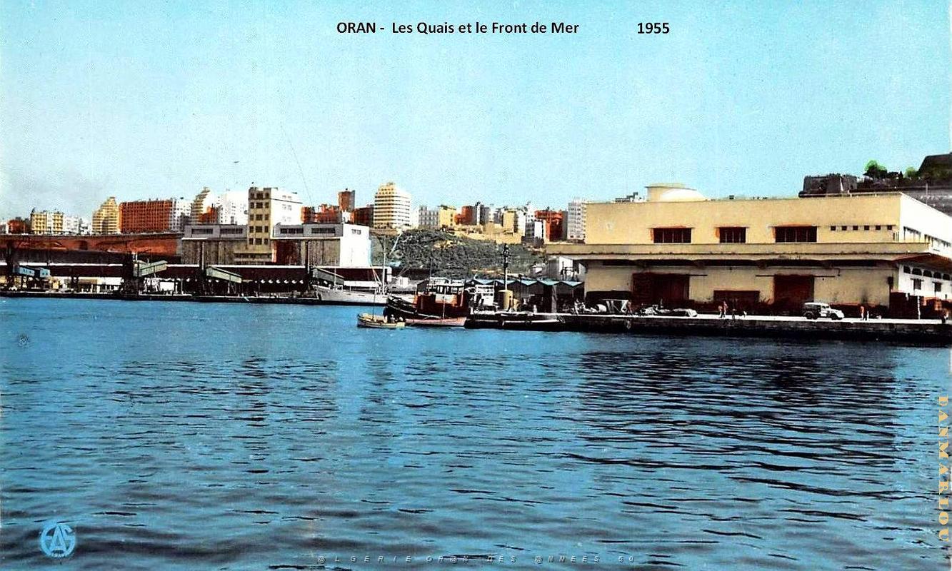 Oran - Quais et Boulevard Front de Mer - 1955.jpg